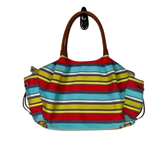 Kate Spade Key West Stevie Baby Diaper bag Stripe w/Changing Pad - Picture 2 of 13